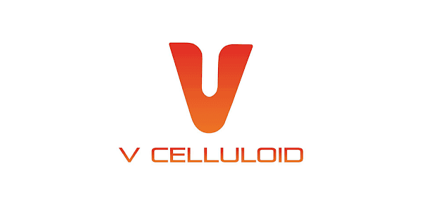 V Celluloid logo
