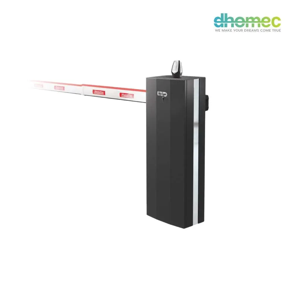 BUNDLE KZUMA BL S6 with 6m Skirt Boom Without LED Complete Automatic Barrier System Motorline