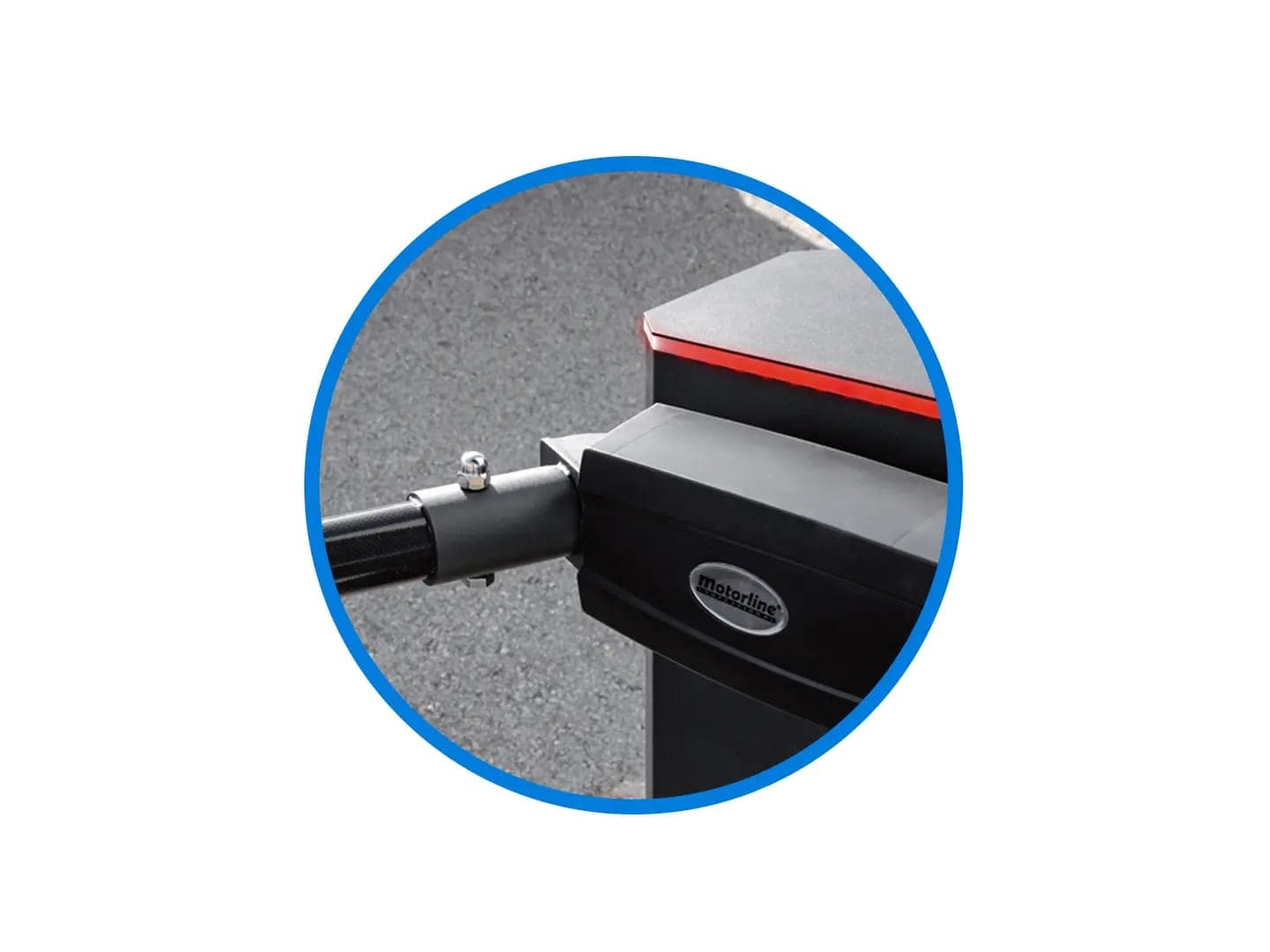 Motorline BRFIXSD Swing-Away Barrier Boom Mechanism