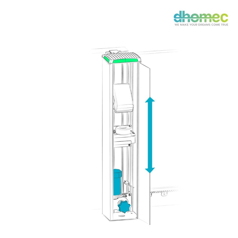 Motorline KIT FORT-BL 2500MM 36V Brushless Sliding Gate Column System - Image 6