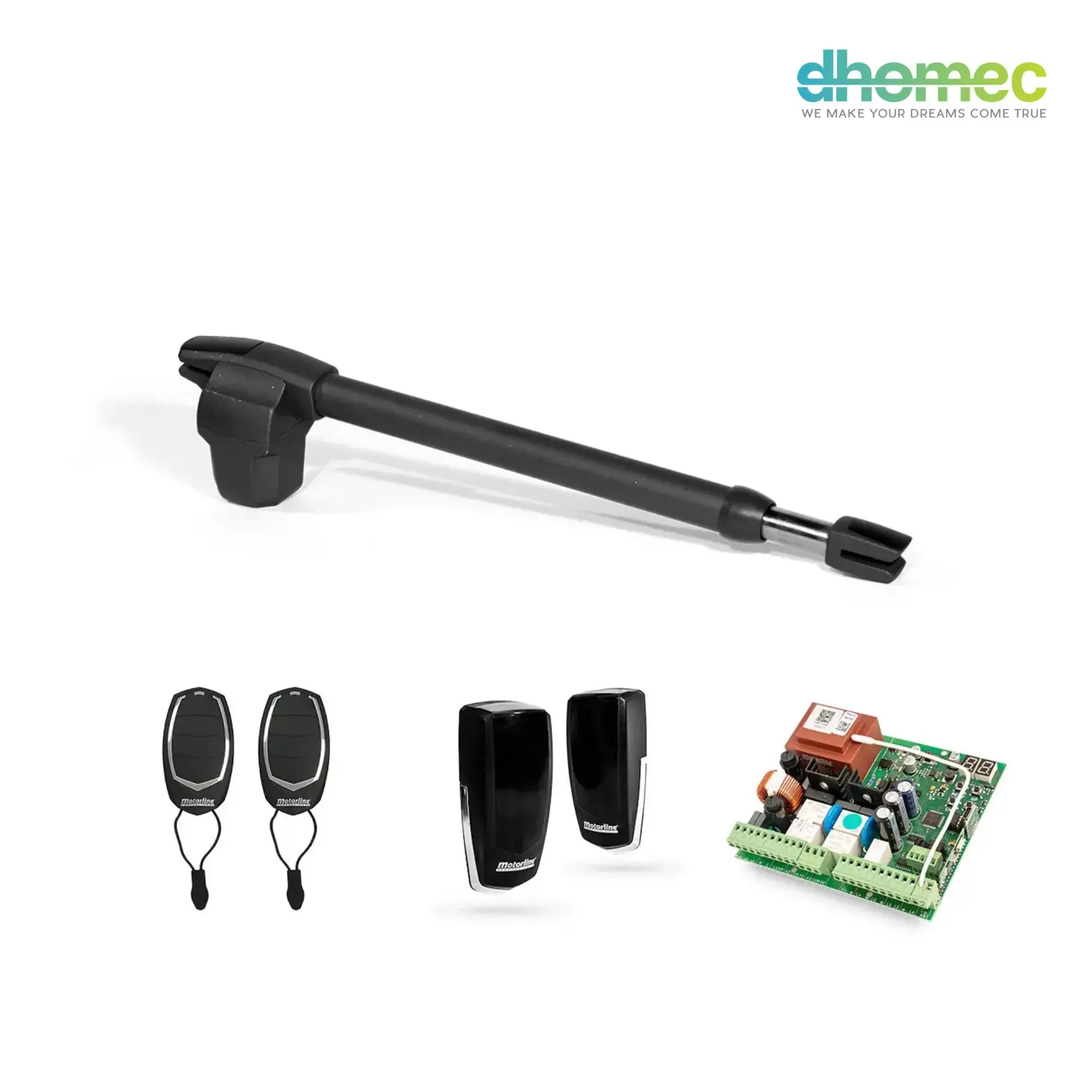 Motorline KIT LINCE400-52-1BR REV Reversible Single Swing Gate Automation Kit